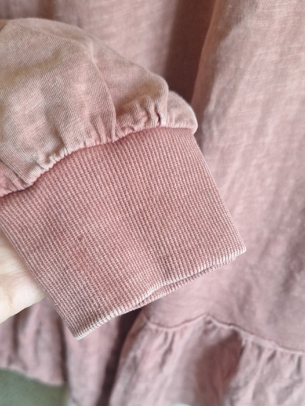 Easel Peplum Antique Rose Hem Style Cotton button-front Shirt Easel Size M - Picture 6 of 13